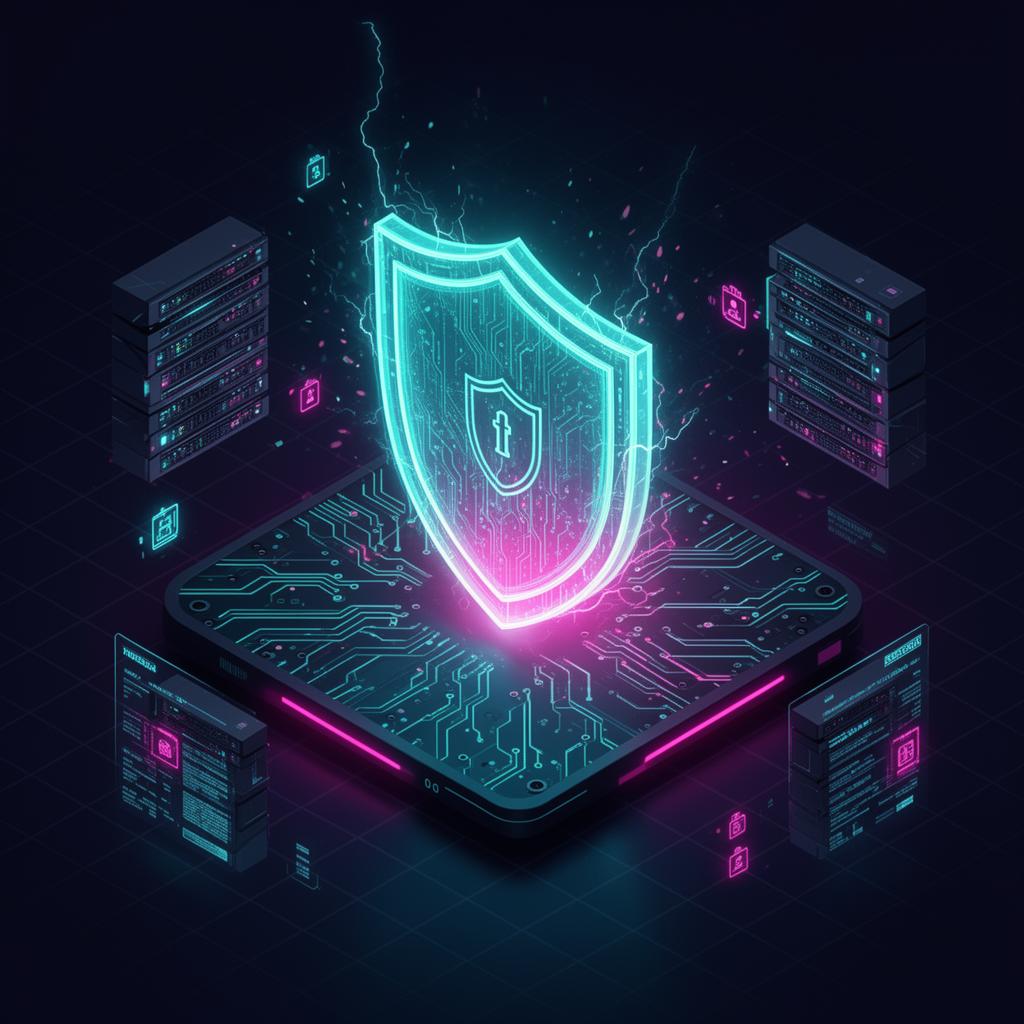 Profesional realizando auditoría de ciberseguridad en sistema empresarial